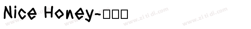 Nice Honey字体转换
